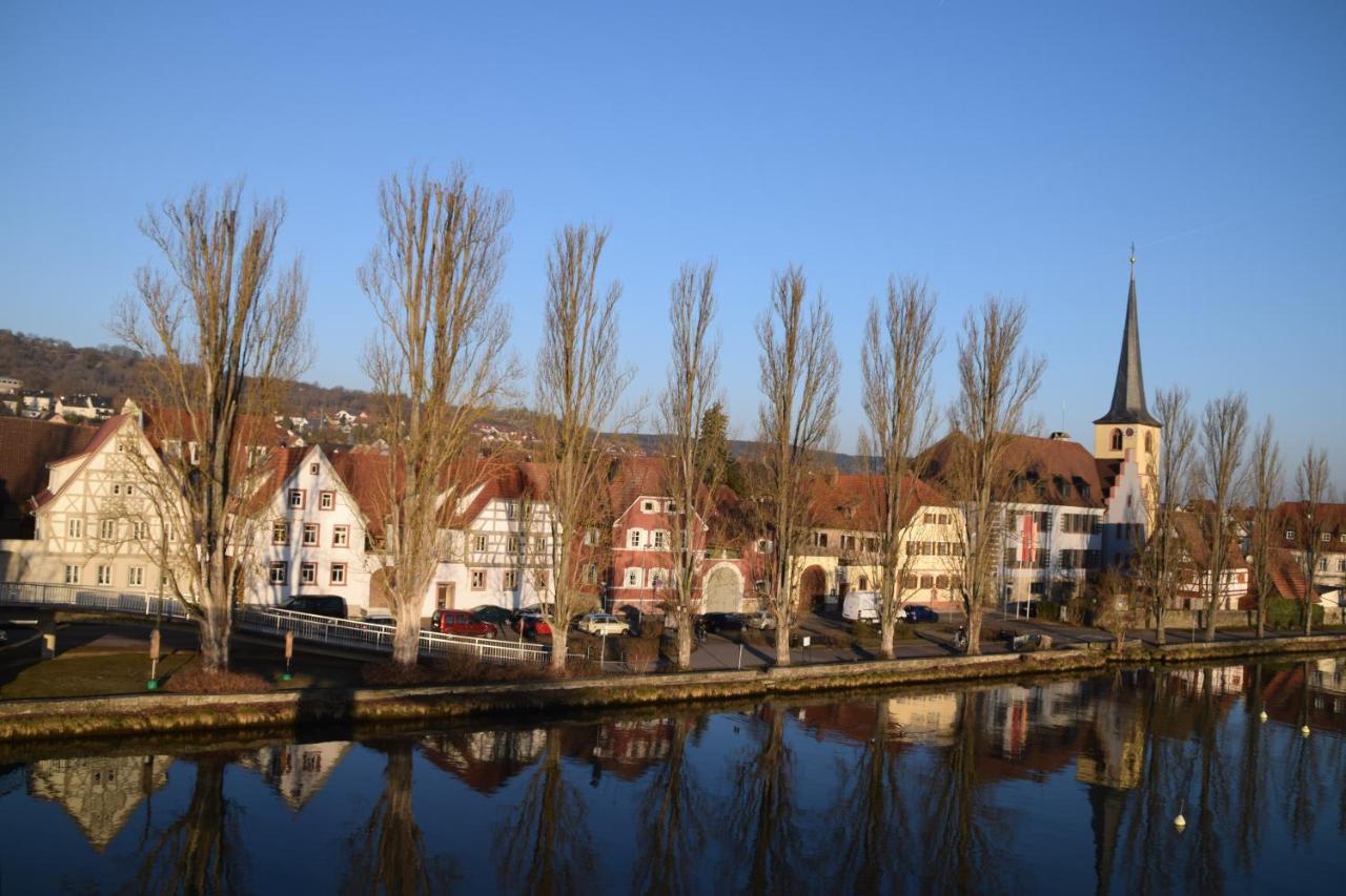 Готель Maindrei - Schlafen Am Fluss Margetshoechheim Екстер'єр фото
