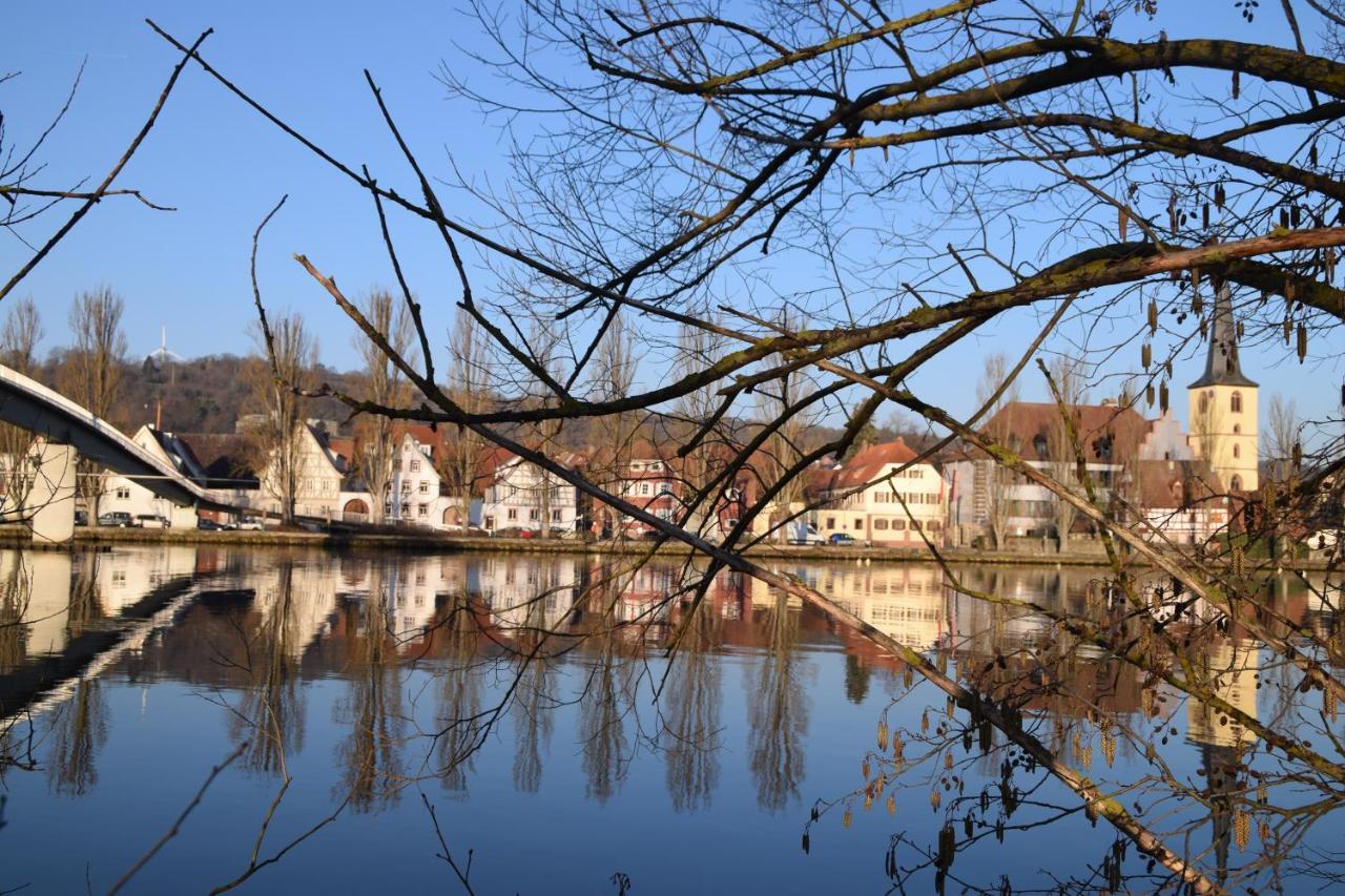 Готель Maindrei - Schlafen Am Fluss Margetshoechheim Екстер'єр фото